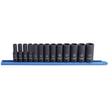 GearWrench 13 Piece 3/8 Inch Drive 6 Point Deep Impact Metric Socket Set