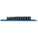 GearWrench 12 Piece 3/8 Inch Drive 6 Point Standard Impact Metric Socket Set