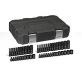 GearWrench 48 Piece 1/4 Inch Drive 6 Point Standard & Deep Impact SAE/Metric Socket Set