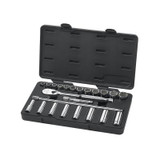 GearWrench 23 Piece 1/2 Inch Drive 6 Point Standard & Deep SAE Mechanics Tool Set