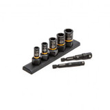 GearWrench 7 Piece 1/4 Inch & 3/8 Inch Drive SAE Bolt Biter Impact Extraction Socket Set