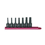 GearWrench 7 Piece 3/8 Inch Drive Hex Bit Impact SAE Socket Set