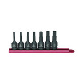 GearWrench 7 Piece 3/8 Inch Drive Hex Bit Impact SAE Socket Set