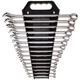 GearWrench 15 Piece 12 Point Long Pattern Combination SAE Wrench Set