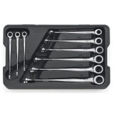 GearWrench 9 Piece 72-Tooth 12 Point XL X-Beam Ratcheting Combination SAE Wrench Set