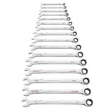 GearWrench 16 Piece 120XP Universal Spline XL Ratcheting Combination SAE Wrench Set