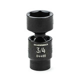 GearWrench 3/8 Inch Drive 6 Point Standard X-Core Pinless Impact Universal SAE Socket 3/4 Inch
