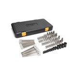 GearWrench 80 Piece 1/4 Inch, 3/8 Inch & 1/2 Inch Drive Hex/Ball End Hex/Tamper Proof Torx/E-Torx/Torx Bit Socket Set