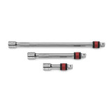 GearWrench 3 Piece 3/8 Inch Drive Locking Extension Set 3 Inch, 6 Inch & 10 Inch
