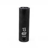 GearWrench 3/8 Inch Drive 6 Point Deep Impact Metric Socket 13mm