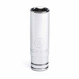GearWrench 3/8 Inch Drive 6 Point Deep SAE Socket 9/16 Inch