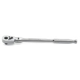 GearWrench 3/8 Inch Drive 45-Tooth Quick Release Flex Head Teardrop Ratchet 10-1/4 Inch