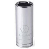 GearWrench 3/8 Inch Drive 6 Point Deep SAE Socket 1 Inch