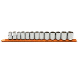 GearWrench 13 Piece 1/2 Inch Drive 12 Point Standard Metric Socket Set - 80710D