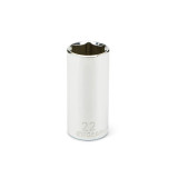 GearWrench 3/8 Inch Drive 6 Point Deep Metric Socket 22mm - 80408