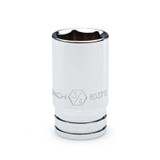 GearWrench 1/4 Inch Drive 6 Point Mid Length Metric Socket 11mm