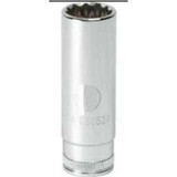 GearWrench 1/2 Inch Drive 12 Point Deep Metric Socket 12mm