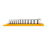 GEARWRENCH 13 Piece 1/4" Drive 6 Point Metric Hi-Viz Socket Set