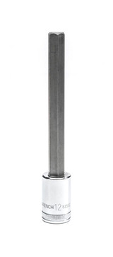 GearWrench 1/2 Inch Drive Long Length Hex Bit Metric Socket 12mm - 82582