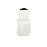 GearWrench 1/4 Inch Drive 12 Point Standard Metric Socket 5.5mm - 80199