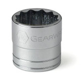 GearWrench 1/2 Inch Drive 12 Point Standard SAE Socket 1-3/16 Inch