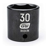 GearWrench 1/2 Inch Drive 6 Point Standard Impact Metric Socket 30mm