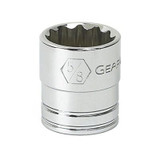 GearWrench 3/8 Inch Drive 12 Point Standard SAE Socket 5/8 Inch