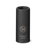 GearWrench 1/4 Inch Drive 6 Point Deep Impact Metric Socket 14mm