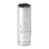 GearWrench 3/8 Inch Drive 12 Point Deep SAE Socket 1/4 Inch