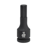 GearWrench 3/8 Inch Drive Hex Bit Impact Metric Socket 10mm - 84394