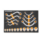GearWrench 19 Piece Specialty Ratcheting SAE Wrench Set in Foam Storage Tray