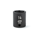 GearWrench 1/4 Inch Drive 6 Point Standard Impact Metric Socket 14mm - 84123
