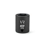 GearWrench 1/4 Inch Drive 6 Point Standard Impact SAE Socket 1/2 Inch