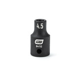 GearWrench 1/4 Inch Drive 6 Point Standard Impact Metric Socket 4.5mm - 84112