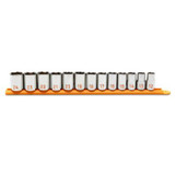 GEARWRENCH 13 Piece 1/2" Drive 6 Point Metric Hi-Viz Socket Set