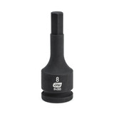 GearWrench 3/8 Inch Drive Hex Bit Impact Metric Socket 8mm - 84393