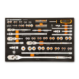 GEARWRENCH 89 Piece 1/4", 3/8" & 1/2" Drive 120XP Mechanics Tool Set in Foam Tray