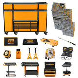 GEARWRENCH 1858 Piece MEGAMOD Mechanics Tool Set in Premium Modular Foam Trays with Tool Storage & Shop Equipment