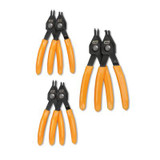 GEARWRENCH 6 Piece Convertible Push Button Snap Ring Pliers Set