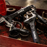 SUNEX 8-Inch Wide Jaw Adjustable Wrench - 1-1/2 Inch (38 mm)