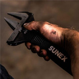 SUNEX 12 Inch Wide Jaw Adjustable Wrench 2-5/16 Inch (60mm)