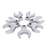 SUNEX 7 Piece 1/2" Dr. Jumbo SAE Crowfoot Wrench Set