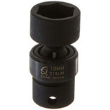 SUNEX SOC 19MM 3/8D IMP UNIV 6PT