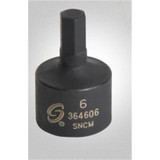 SUNEX 3/8 in. Drive 6 mm Stubby Hex Impact