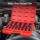 SUNEX SOCKET SET IMPACT 1/2IN. DRIVE 13 PC DEEP SAE 6 PT