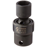 SUNEX SOC 13MM 3/8D IMP UNIV 6PT