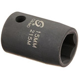SUNEX SOC 15MM 1/2D IMP 6PT