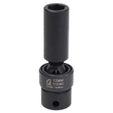 SUNEX SOC 12MM 3/8D IMP UNIV 6PT DP