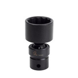 SUNEX SOC 1-1/8 1/2D IMP UNIV 12PT BLK
