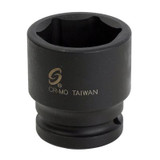 SUNEX Impact Socket, 3/4 in. Drive, 34 mm,